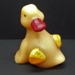 Figurine canard assis