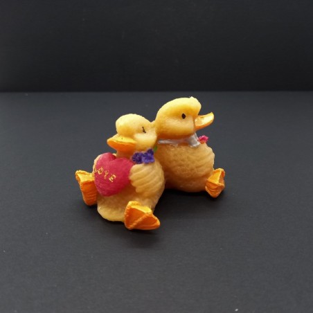 Figurine couple de canards