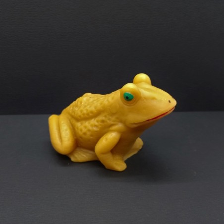 Figurine grande grenouille en cire d'abeille