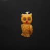 Bougie hibou en cire d'abeille