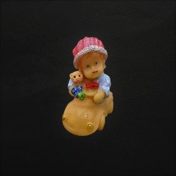 Figurine enfant et voiture...