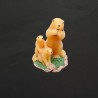 Figurine marmottes en famille en cire d'abeille