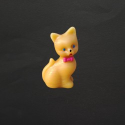 Figurine chat avec nœud en...