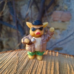 Figurine cochon chanteur en...