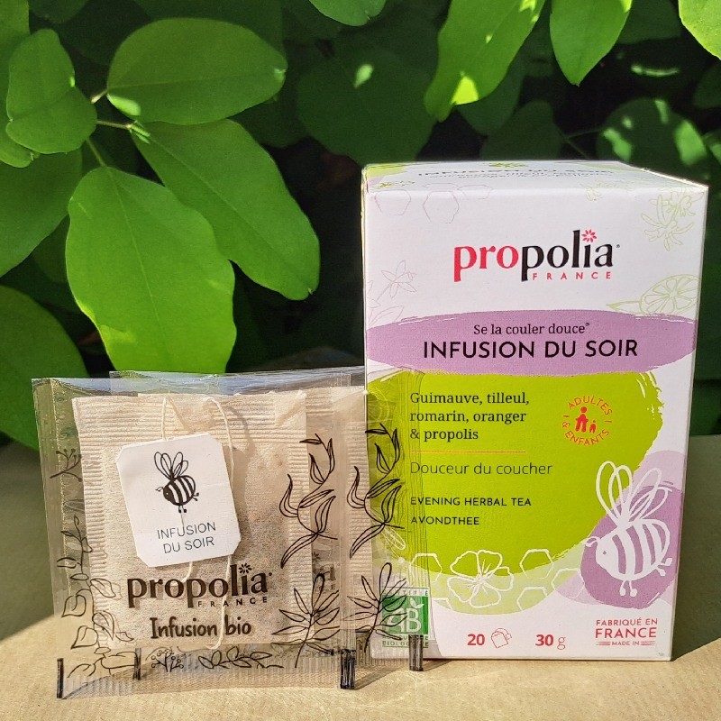 Infusion du soir propolis et plantes bio